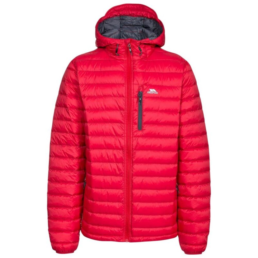 Trespass Mens Digby Puffer Jacket / Red